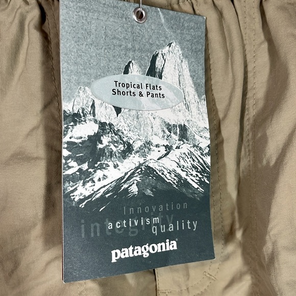 NWT 🔥Patagonia Tropical Flats SHORTS Travel Featherweight Mens S Unisex Vintage - Picture 2 of 15